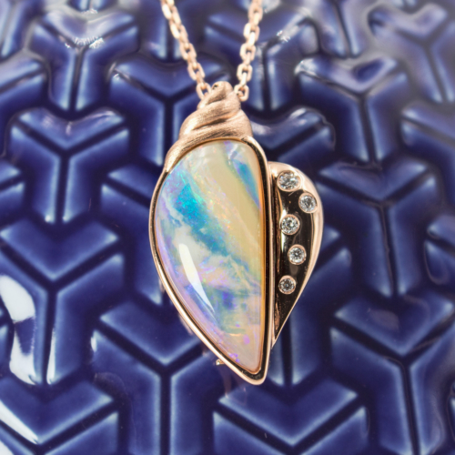 opal conch pendant 2 1 