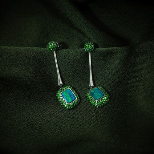 opal tsavorite drop earrings 1 1 