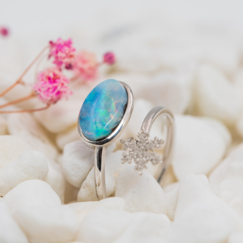 snowflake opal ring 1 1