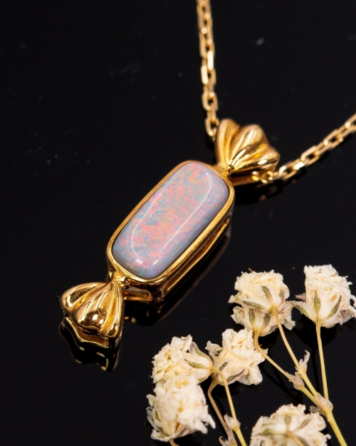 Alternative view of Black Opal Candy Charm