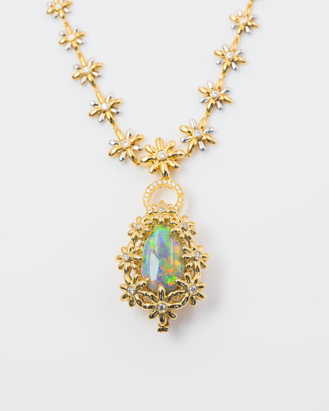 Black Opal Sun Ray Pendant - Image 2