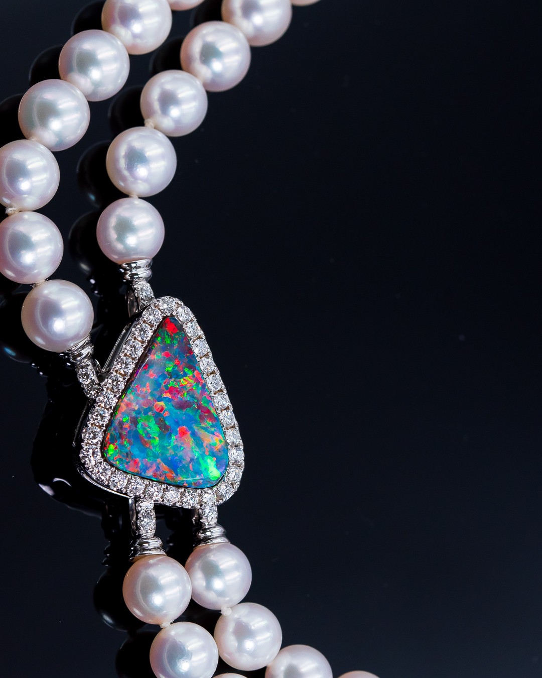 Coral Colors Opal Pearl Pendant