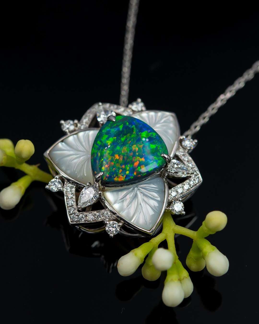 Dendrobium Orchid 2-in-1 Jewelry - Image 2