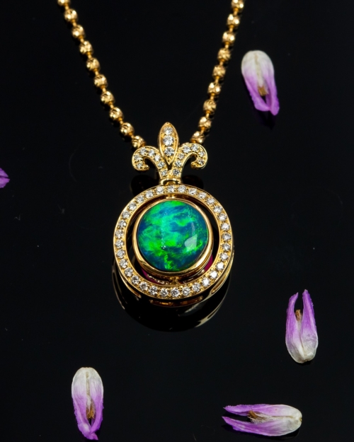 Alternative view of Royal Globe Opal Pendant