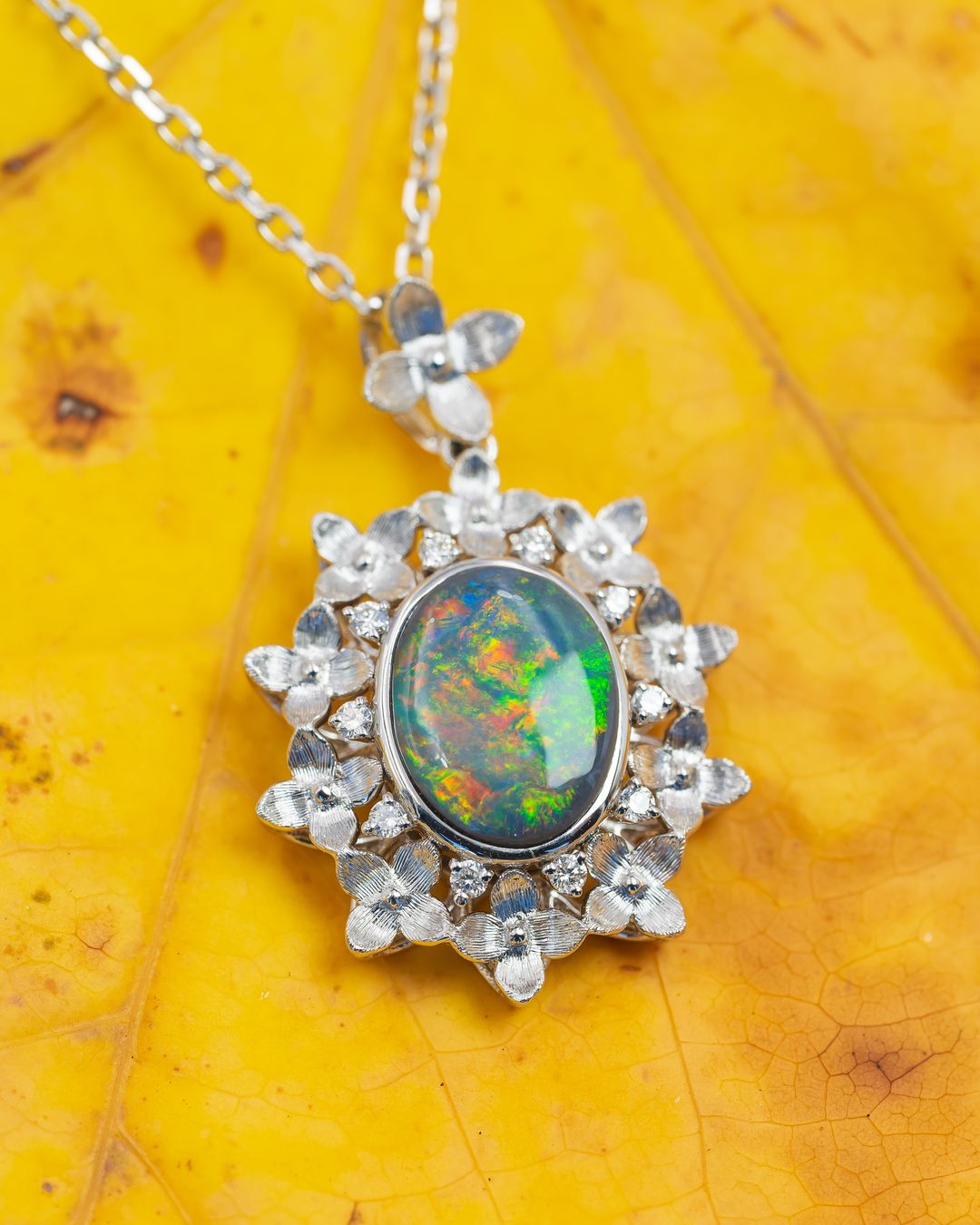 Wildflower Mirror Pendant